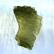 Flat Bright Green Moldavite Specimen 12.1g