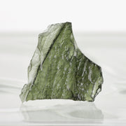 Flat Moldavite Wedge Stone 6.6g