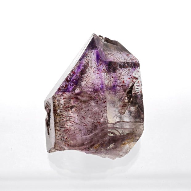 Amethyst Crystal with Red Hemite & Rutile