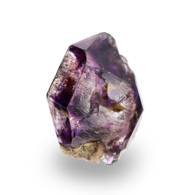 Shangaan Amethyst Crystal w/ Red Hematite