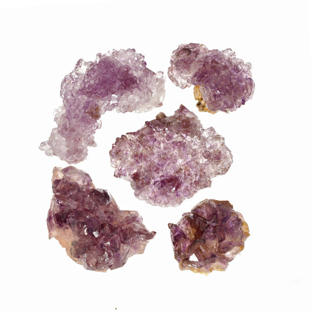Amethyst Flower Crystal Cluster Set