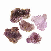 5 Amethyst Flower Crystal Clusters