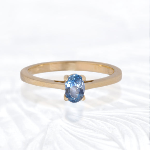 Blue Sapphire 14kt Gold Ring