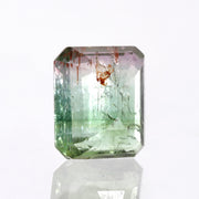 8 ct Bicolor Green & Pink Tourmaline Facet