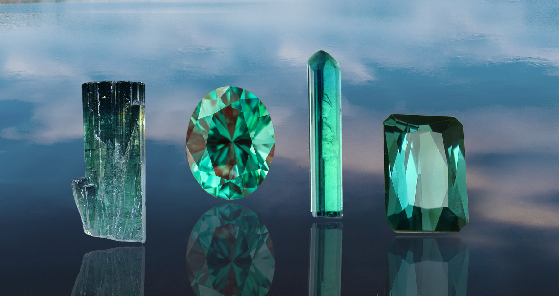 Indicolite blue tourmaline crystal gemstone facet healing metaphysical properties meaning