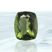 Cushion Cut Moldavite Facet