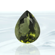 Pear Czech Moldavite Facet 3ct