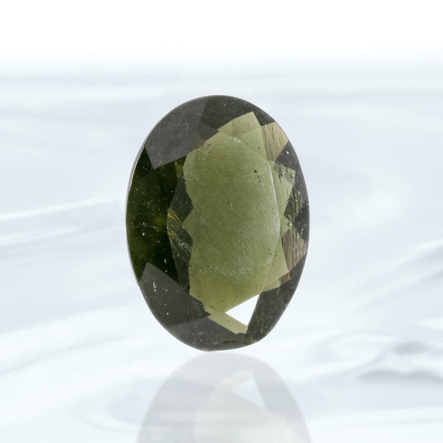 Oval Genuine Moldavite Facet 13ct.