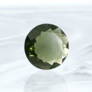 Round Genuine Moldavite Facet 10ct