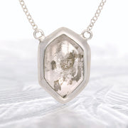 Quartz Crystal Sterling Silver Necklace