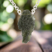 Genuine Czech Moldavite Stone Necklace