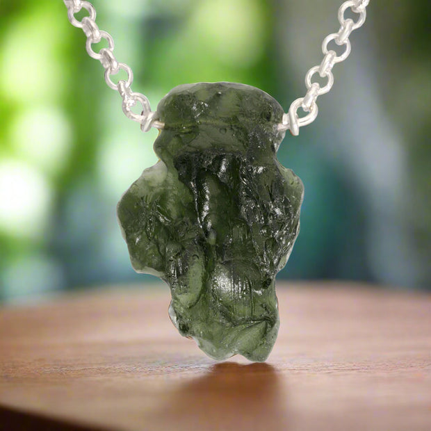 Czech Republic Moldavite Stone Pendant