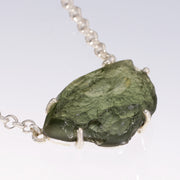 Genuine Czech Raw Moldavite Necklace