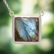 Labradorite Sterling Silver Necklace