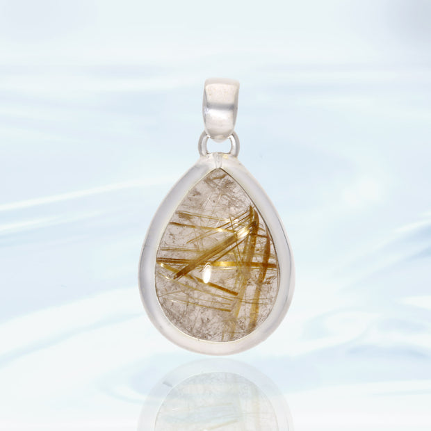 Golden Rutile Gemstone Pendant