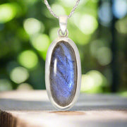 Labradorite Sterling Silver Pendant