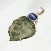 Kyanite & Genuine Moldavite Pendant