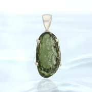 Genuine Moldavite Tektite Pendant