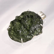 Large Genuine Czech Moldavite Pendant