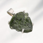 Rare Genuine Moldavite Pendant