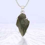 Polished Czech Moldavite Pendant