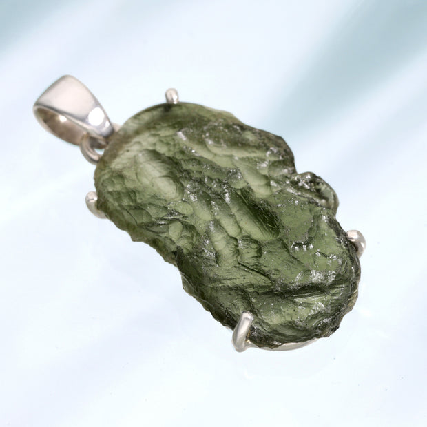 Sterling Silver Moldavite Pendant