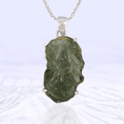 Sterling Silver Moldavite Pendant