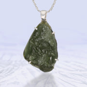 Unique Real Czech Moldavite Pendant
