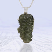 Unique Czech Moldavite Pendant