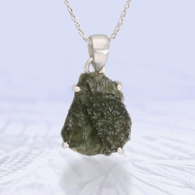 Beautiful Czech Moldavite Pendant