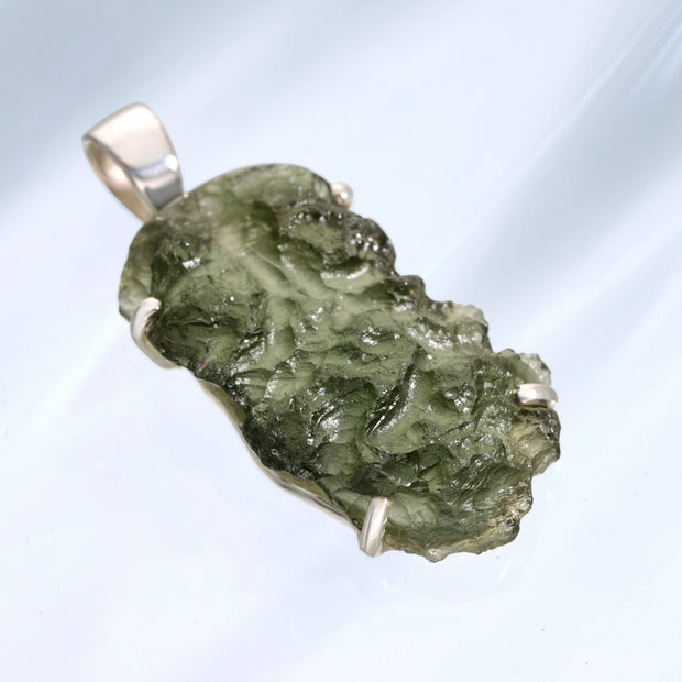Beautiful Natural Moldavite Pendant