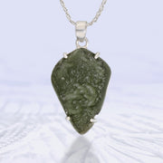 Rare Czech Moldavite Pendant