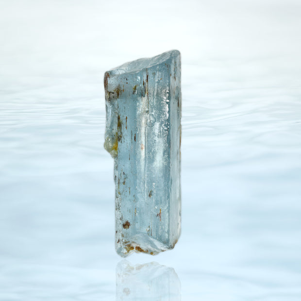 Natural Aquamarine Crystal Bead