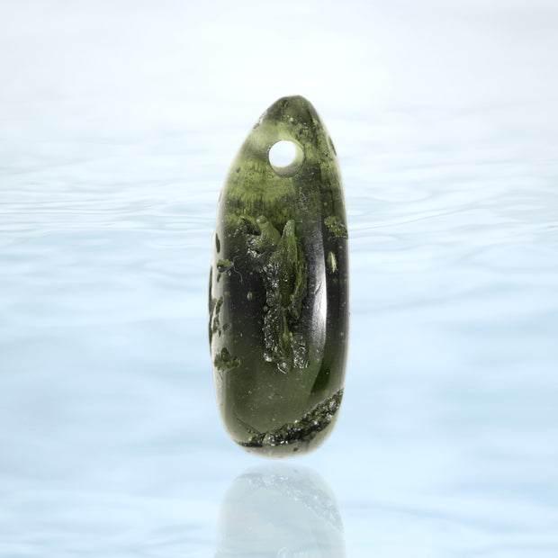 Natural Czech Moldavite Bead