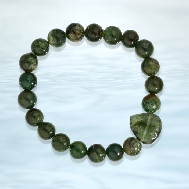 PREMIUM COLLECTION - Natural Moldavite Bracelet / (NOT A FAKE STONE) –  Healing Emerald