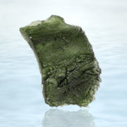 Curved Genuine Moldavite Stone 13.7g