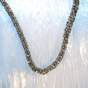 Handcrafted Sterling Silver Kings Chain 22”