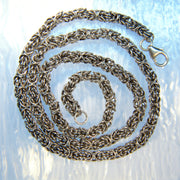 Handcrafted Sterling Silver Kings Chain 18”