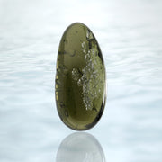 Half-polished Genuine Moldavite 8 ct