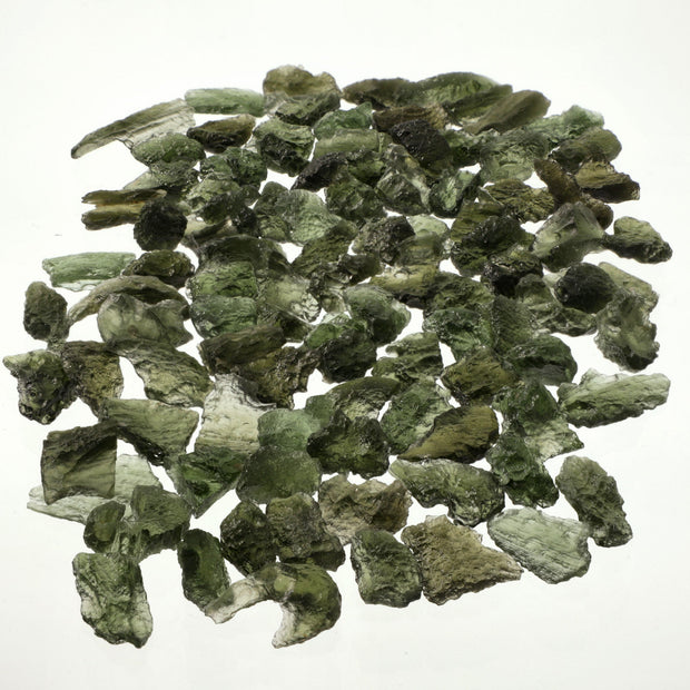 Single Genuine Czech Moldavite Stone Avg. .86 - 1.1g