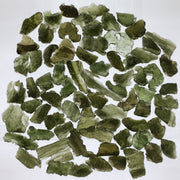 Single Genuine Czech Moldavite Stone Avg. 1.2 - 1.5g