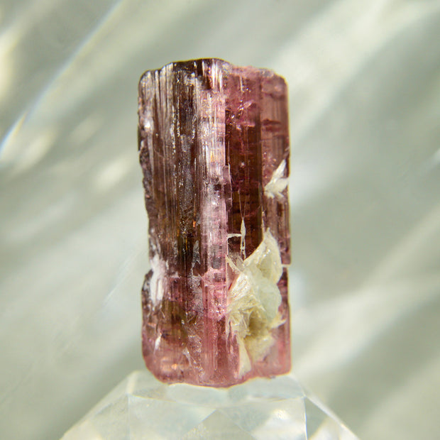 Unheated Raw Rubellite Tourmaline Crystal - 91 ct