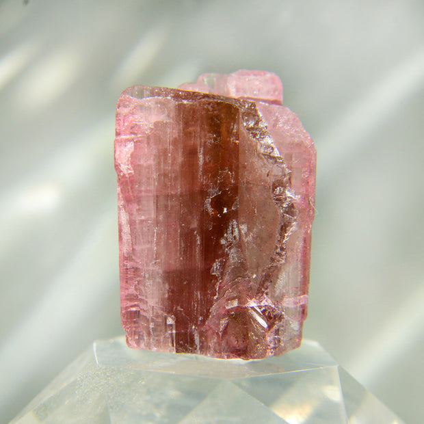 Unheated Pink Tourmaline Crystal - 37 ct