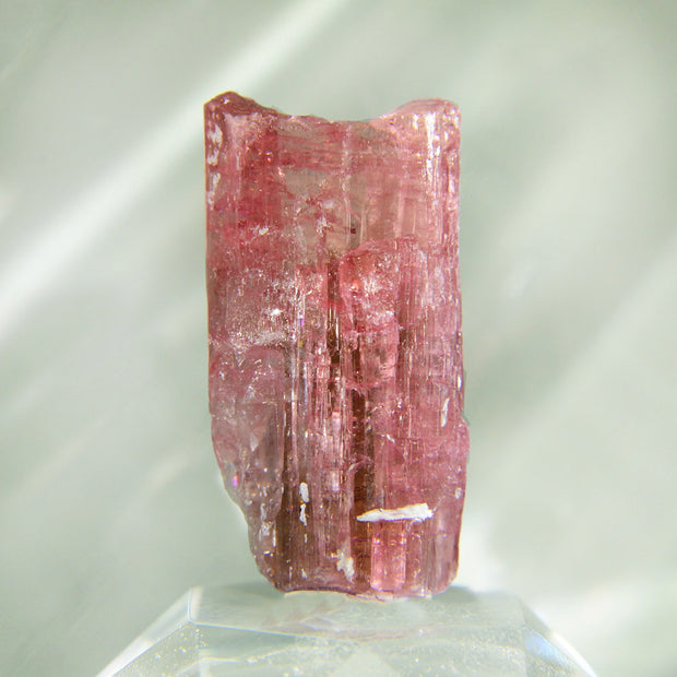 Bicolor Raw Pink Tourmaline Crystal - 46 ct