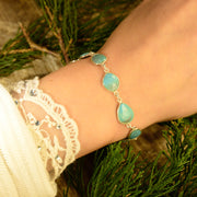 Turquoise Gemstone Adjustable Bracelet