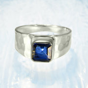 Royal Blue Kyanite Gemstone Ring Size 12