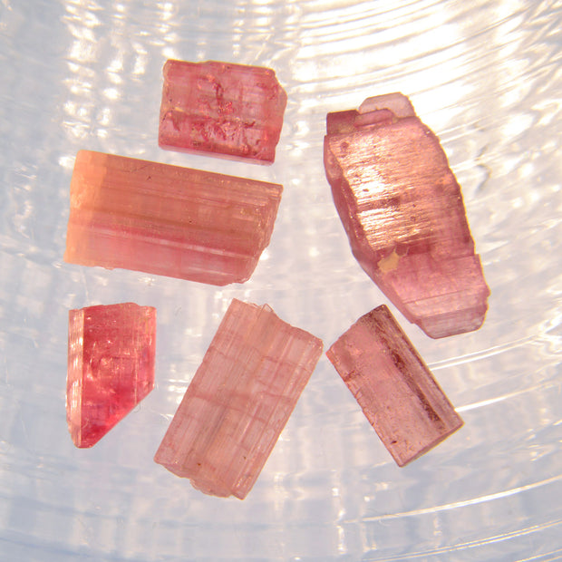 Bright Pink Tourmaline Crystals